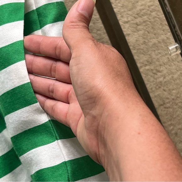 Eliza J Green and White Striped Midi Dress - Picture 12 of 13